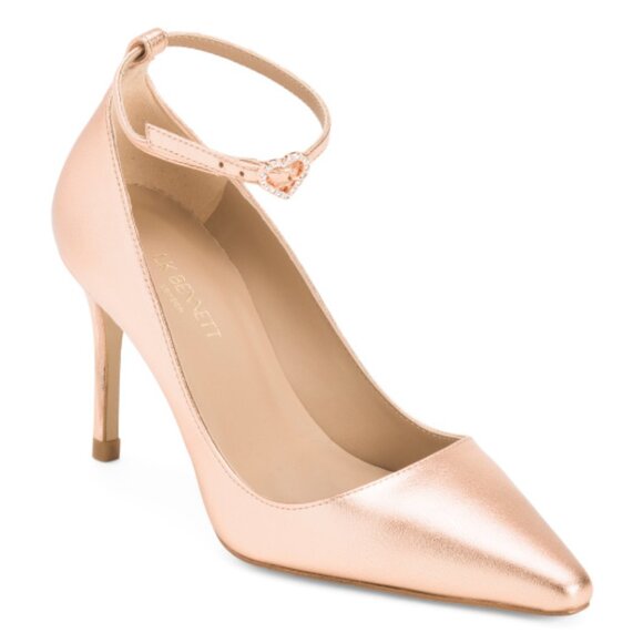 LK BENNETT Made In Spain Leather Catelyn Closed Court Heels